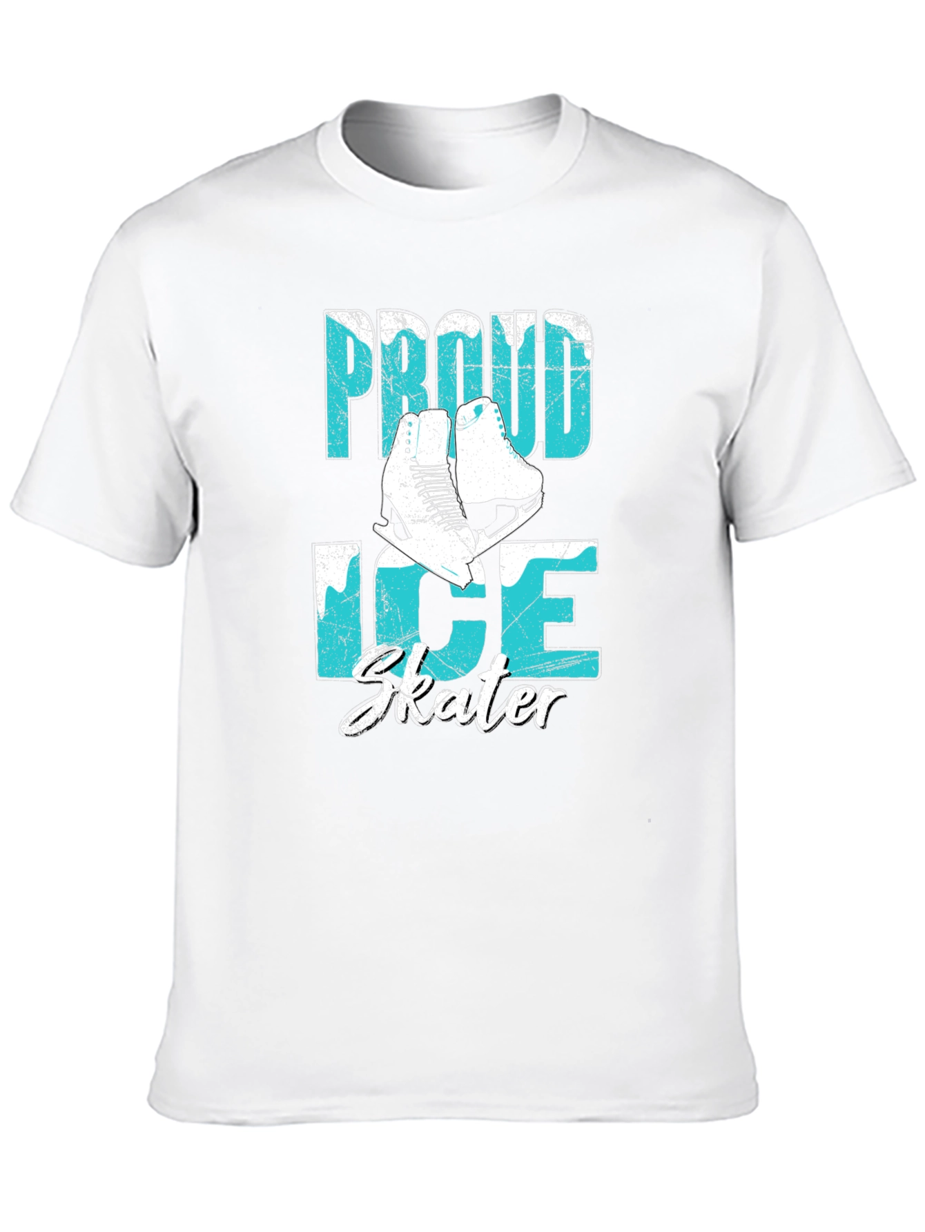 Black Proud Ice Skater Graphic T-Shirt view 10