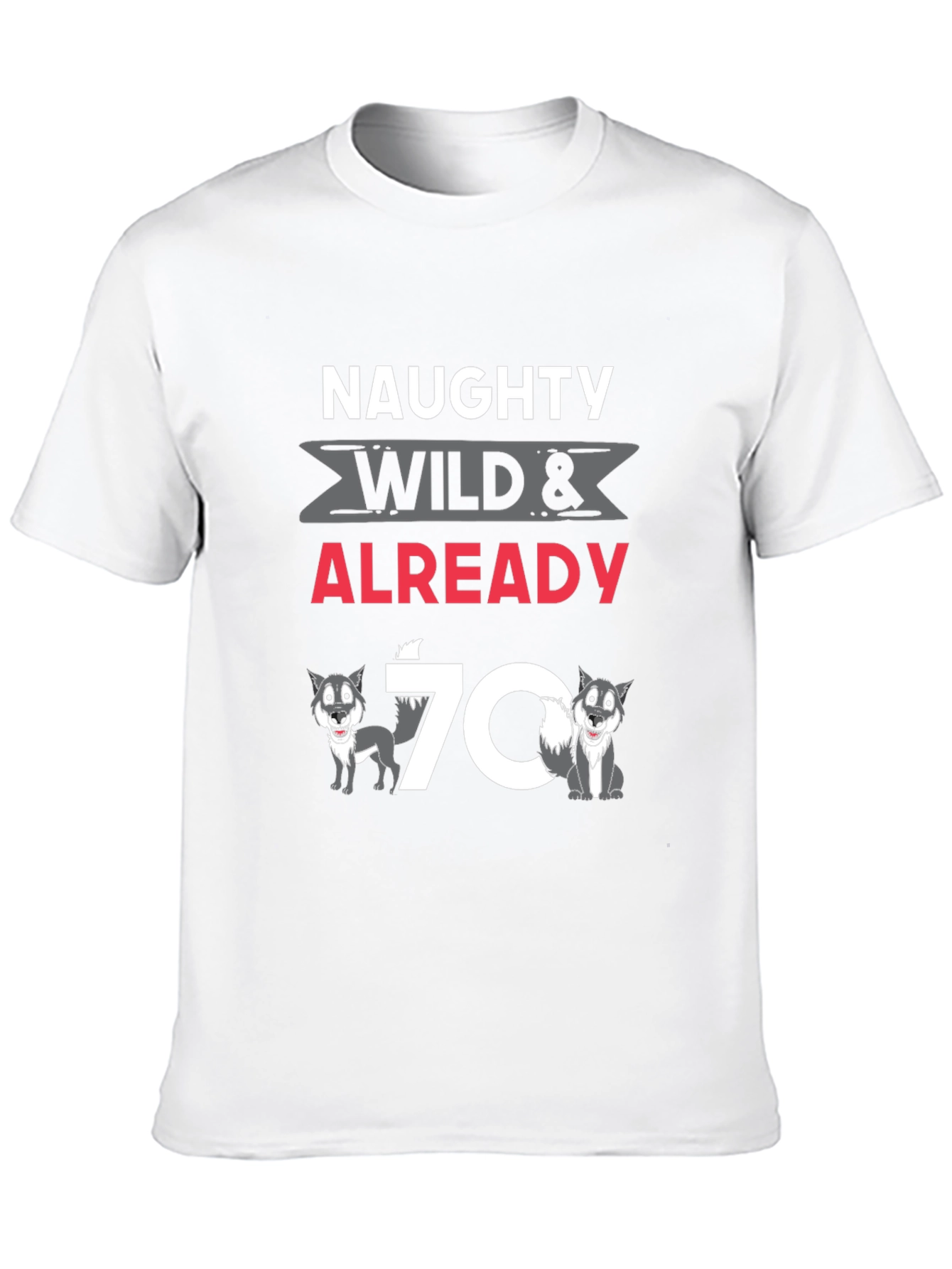 Black Naughty Wild & Already 70 T-Shirt view 10