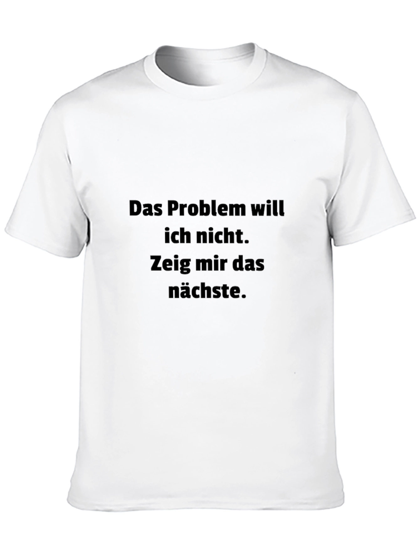 Black Das Problem T-Shirt - German Slogan Tee view 10