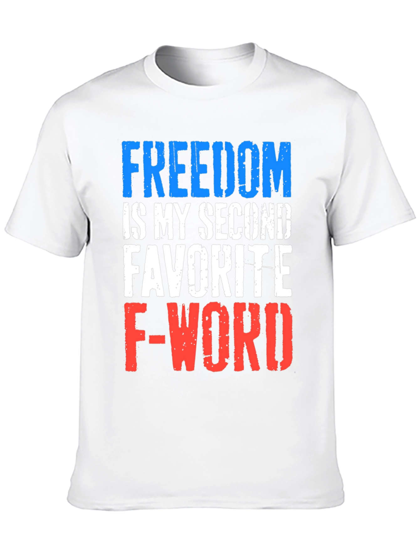 Black Freedom Funny Graphic Tee view 10