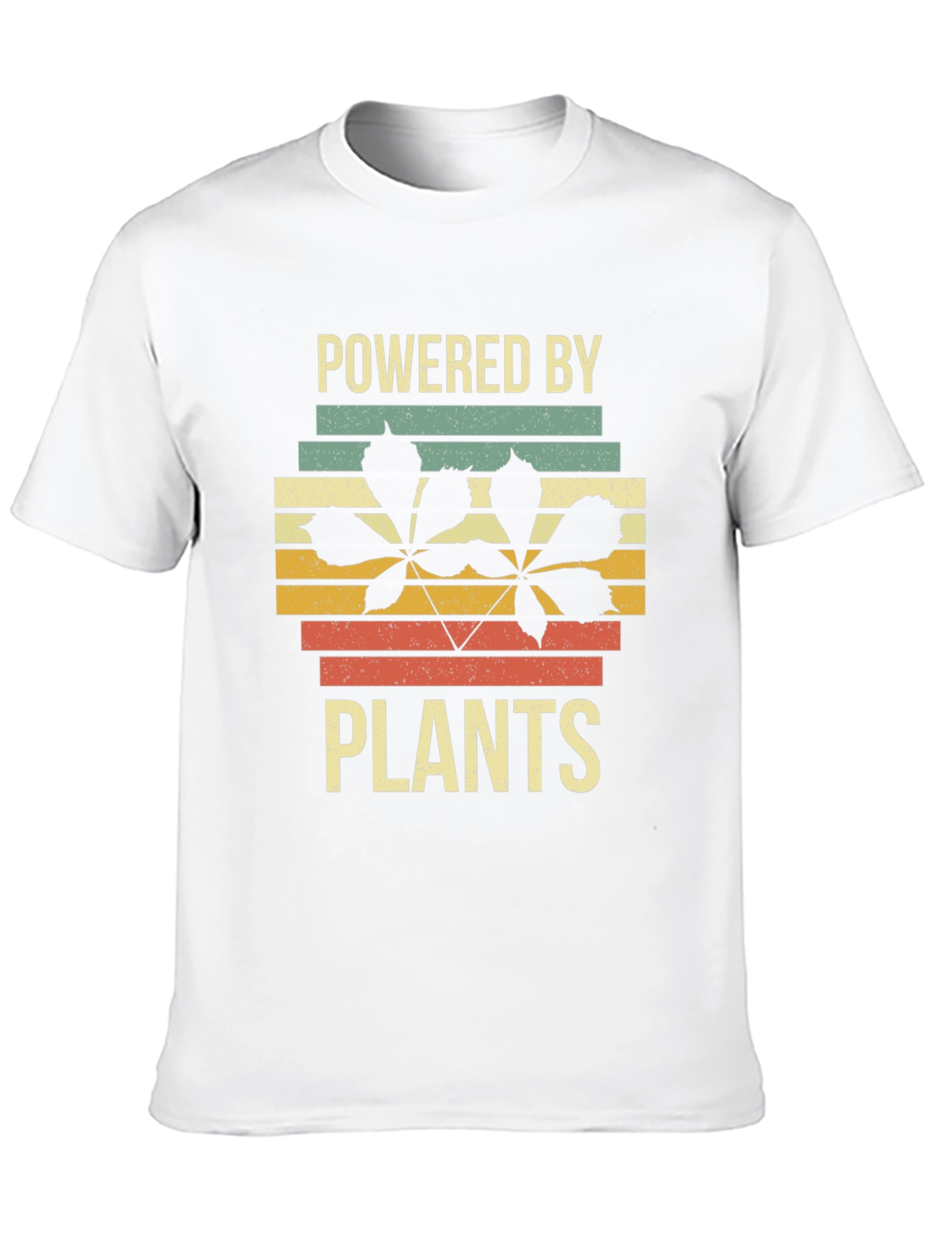 Powered by Plants Graphic Tee - Retro Style - 10