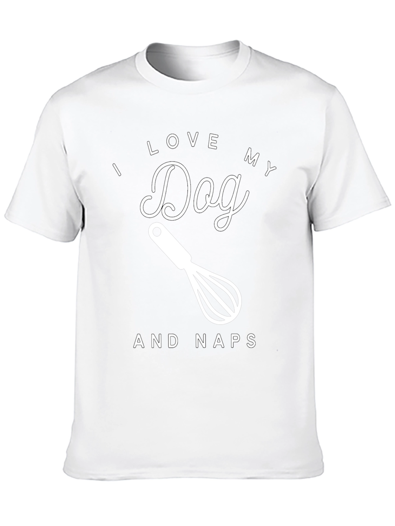 Black I Love My Dog And Naps Graphic Tee view 10