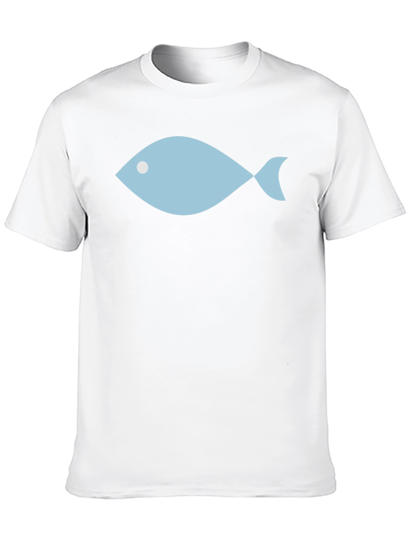 Black Minimalist Fish Graphic Tee - Unisex view 10