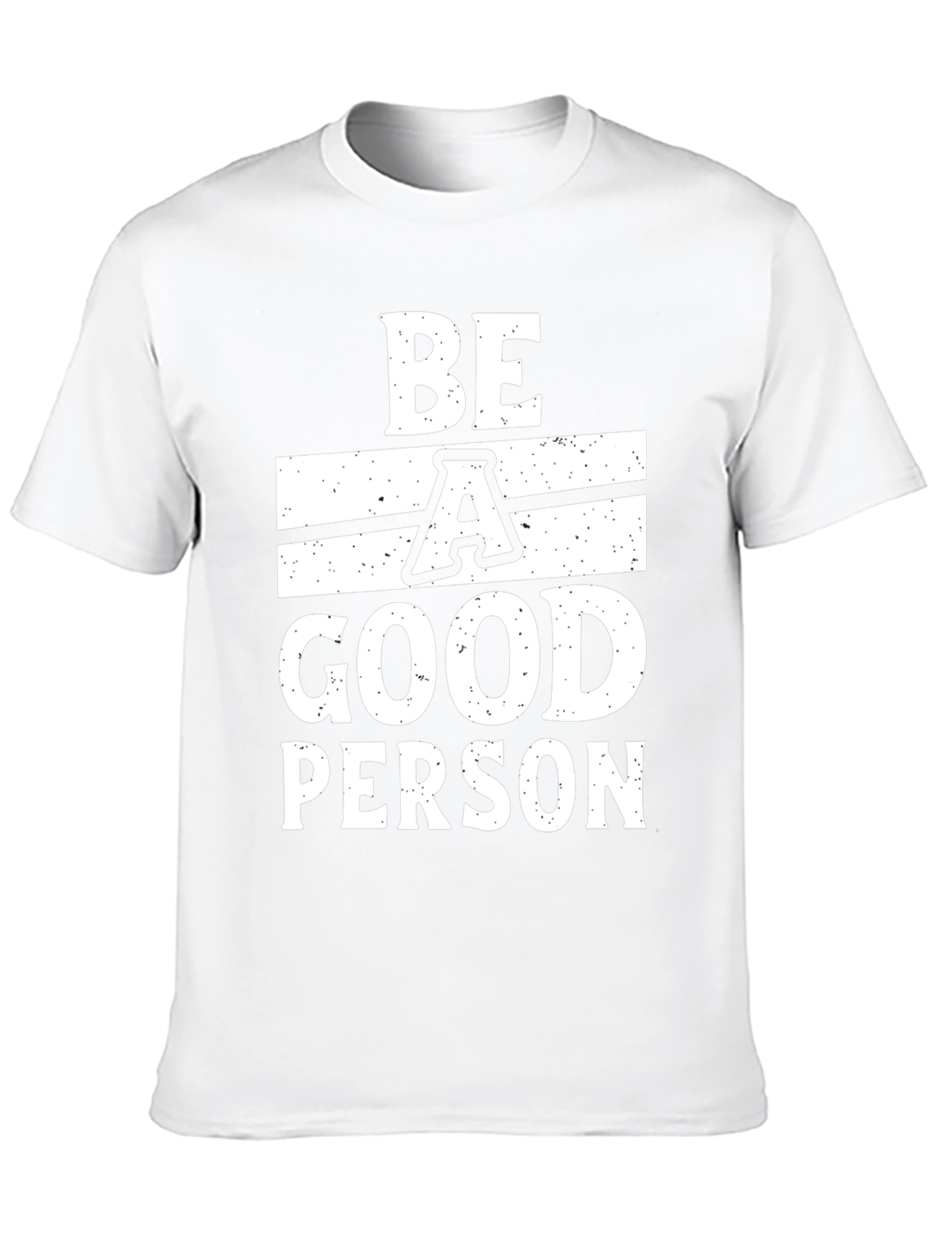 Black Be A Good Person Black T-Shirt view 10
