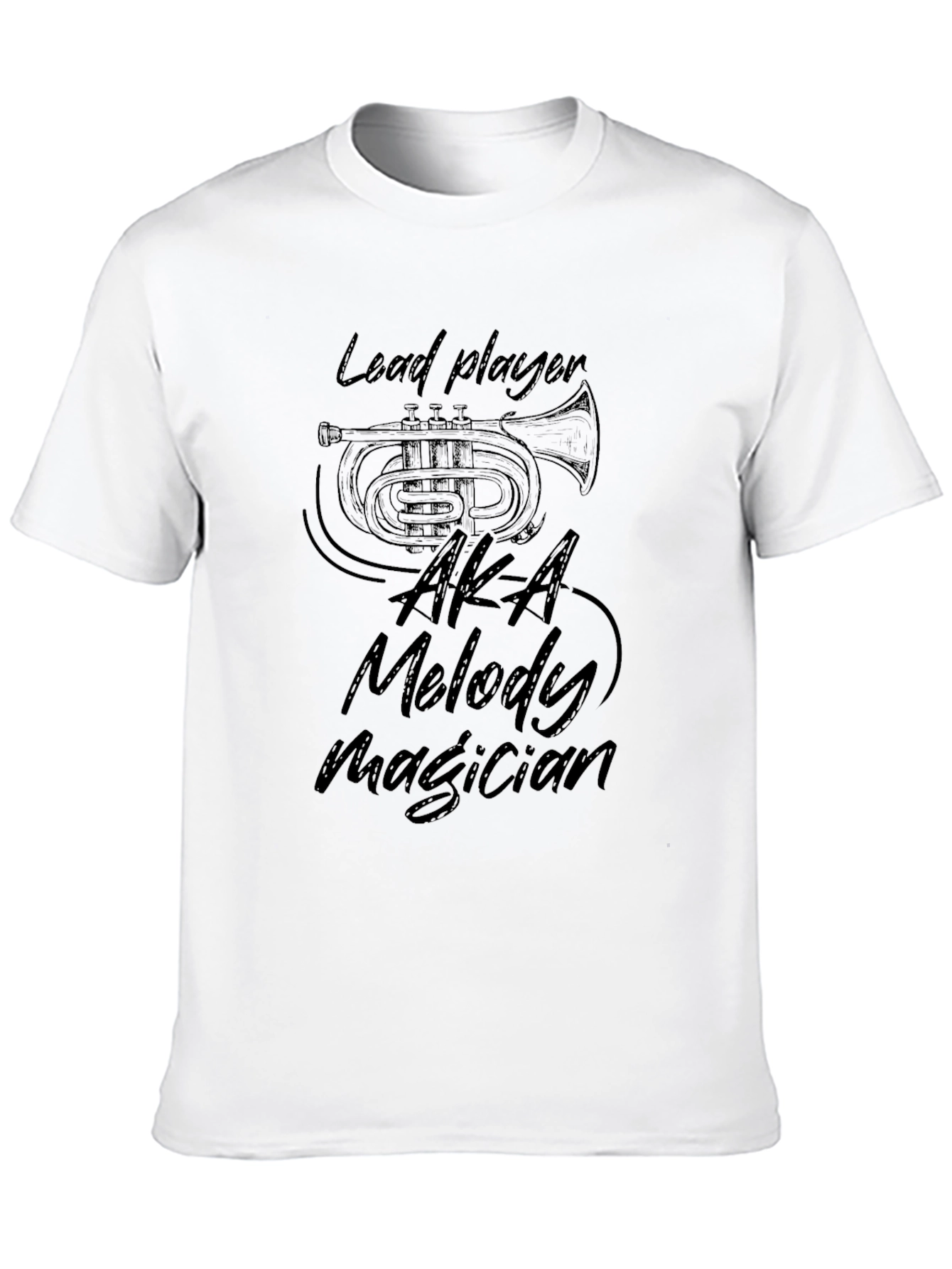 Black Lead Player Melody Magician T-Shirt - Black view 10