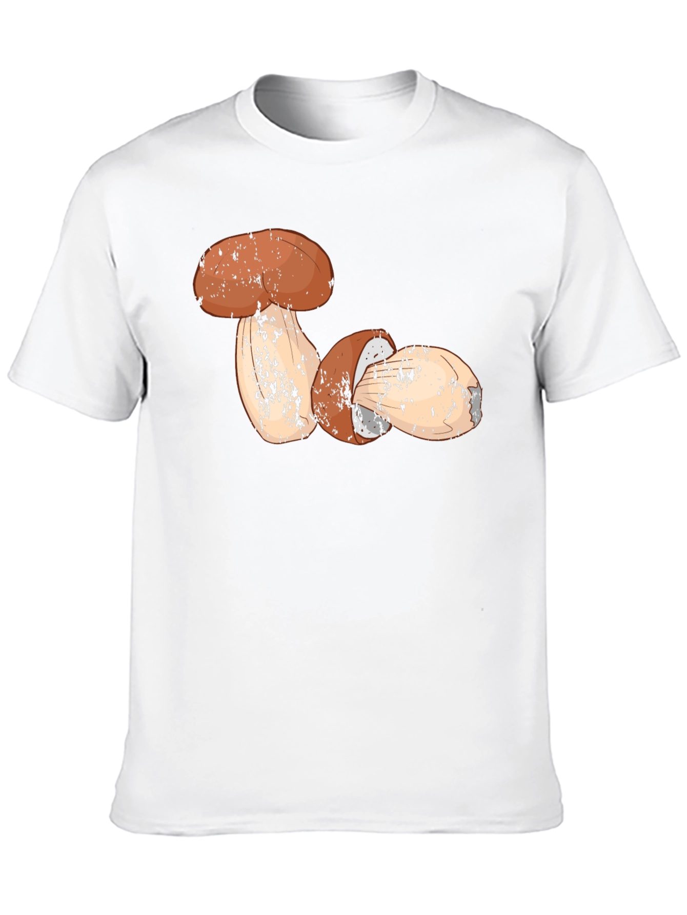 Black Mushroom Graphic T-Shirt - Nature Lover's Tee view 10