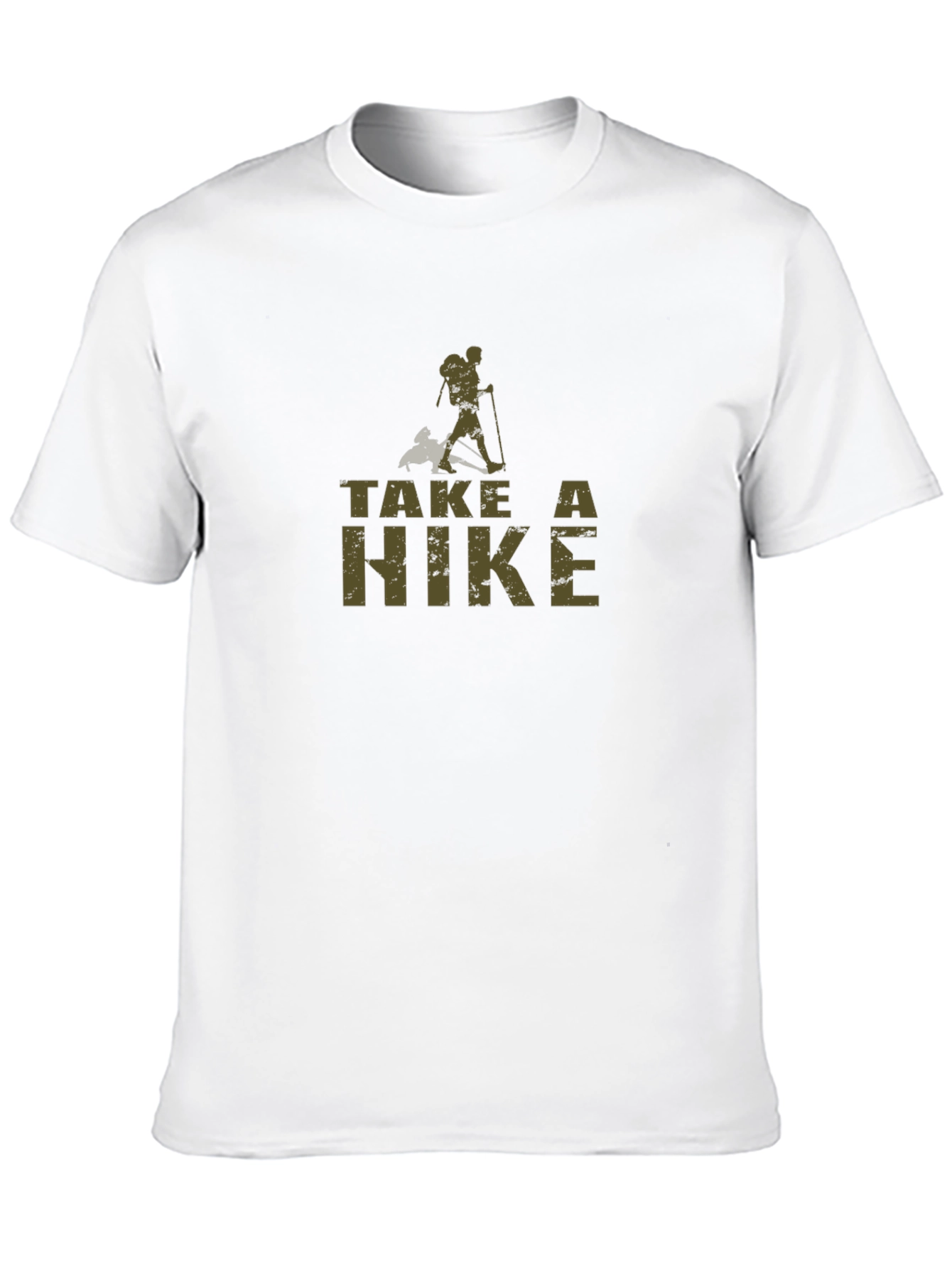 Black Take a Hike T-Shirt - Black Hiking Apparel view 10