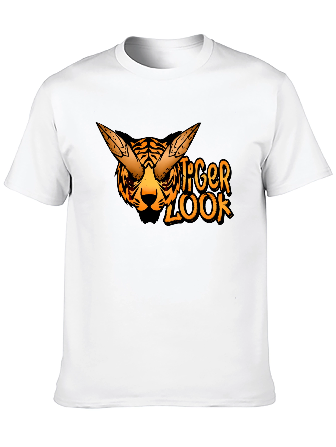 Black Tiger Look Graphic Tee - Cool Animal Design view 10