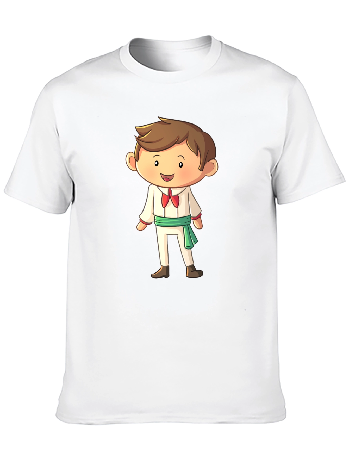 Black Cartoon Character Graphic Tee - Soft Black Cotton view 10