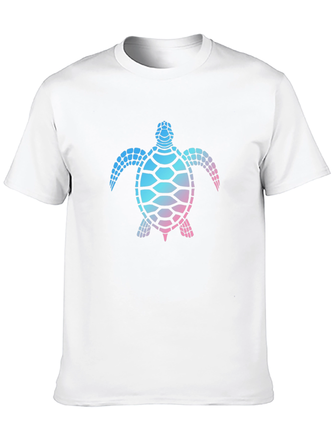 Black Sea Turtle Graphic Tee - Black Cotton T-Shirt view 10