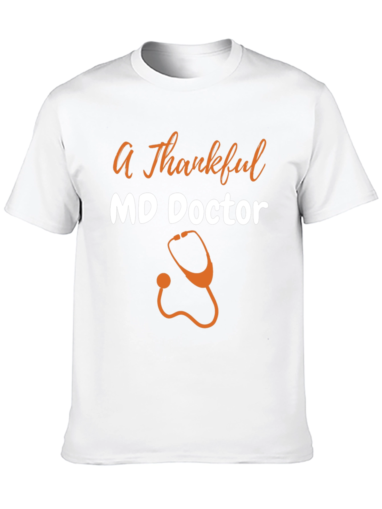 Black Thankful MD Doctor Graphic T-Shirt view 10