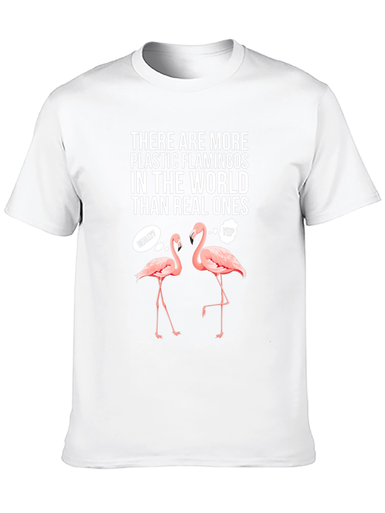 Black Flamingo T-Shirt - More Plastic Than Real! view 10