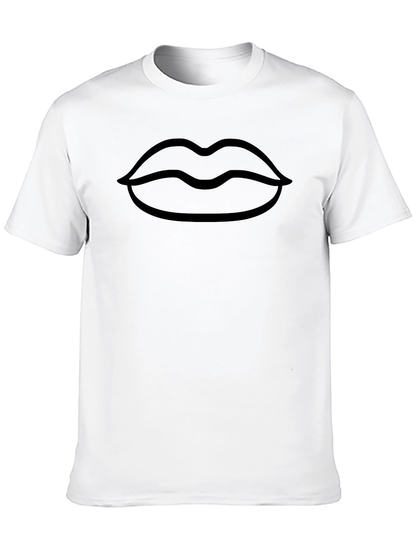 Black Black Lips Graphic T-Shirt - Casual Style view 10