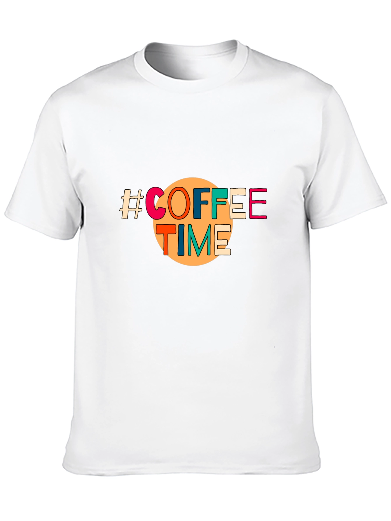 Black Coffee Time Graphic Tee - Unisex Black T-Shirt view 10