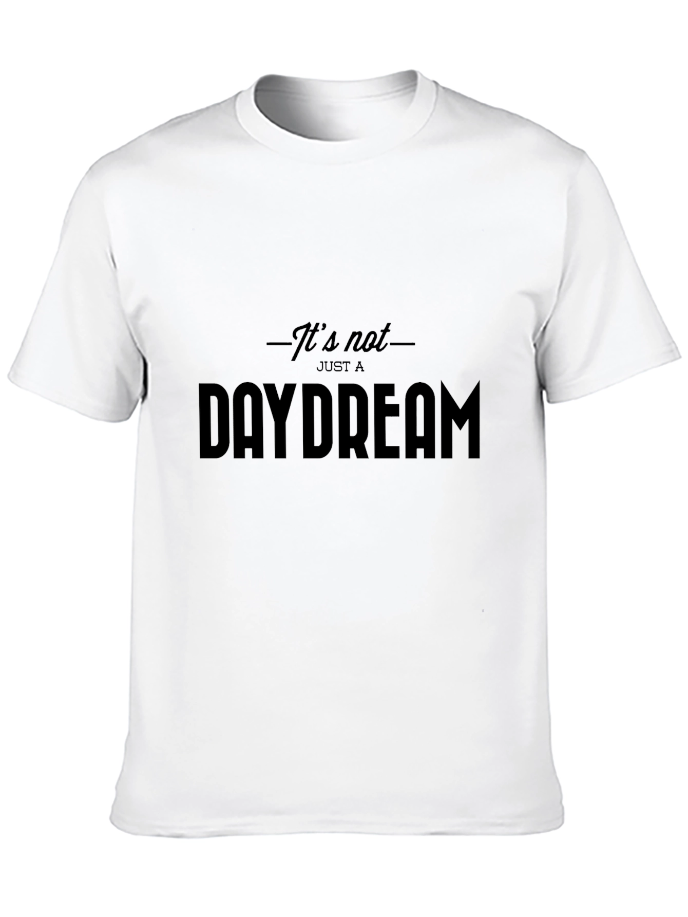 Black It's Not Just a Daydream Graphic Tee view 10