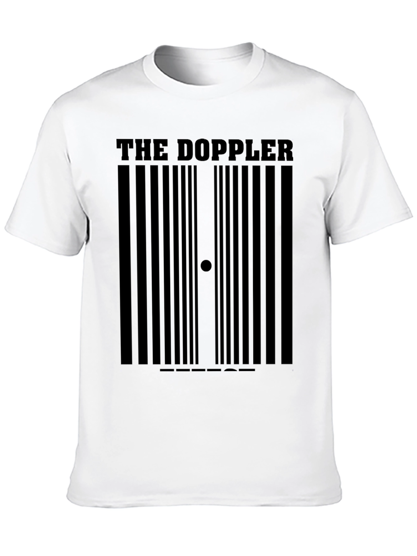 Black The Doppler Barcode Black T-Shirt view 10