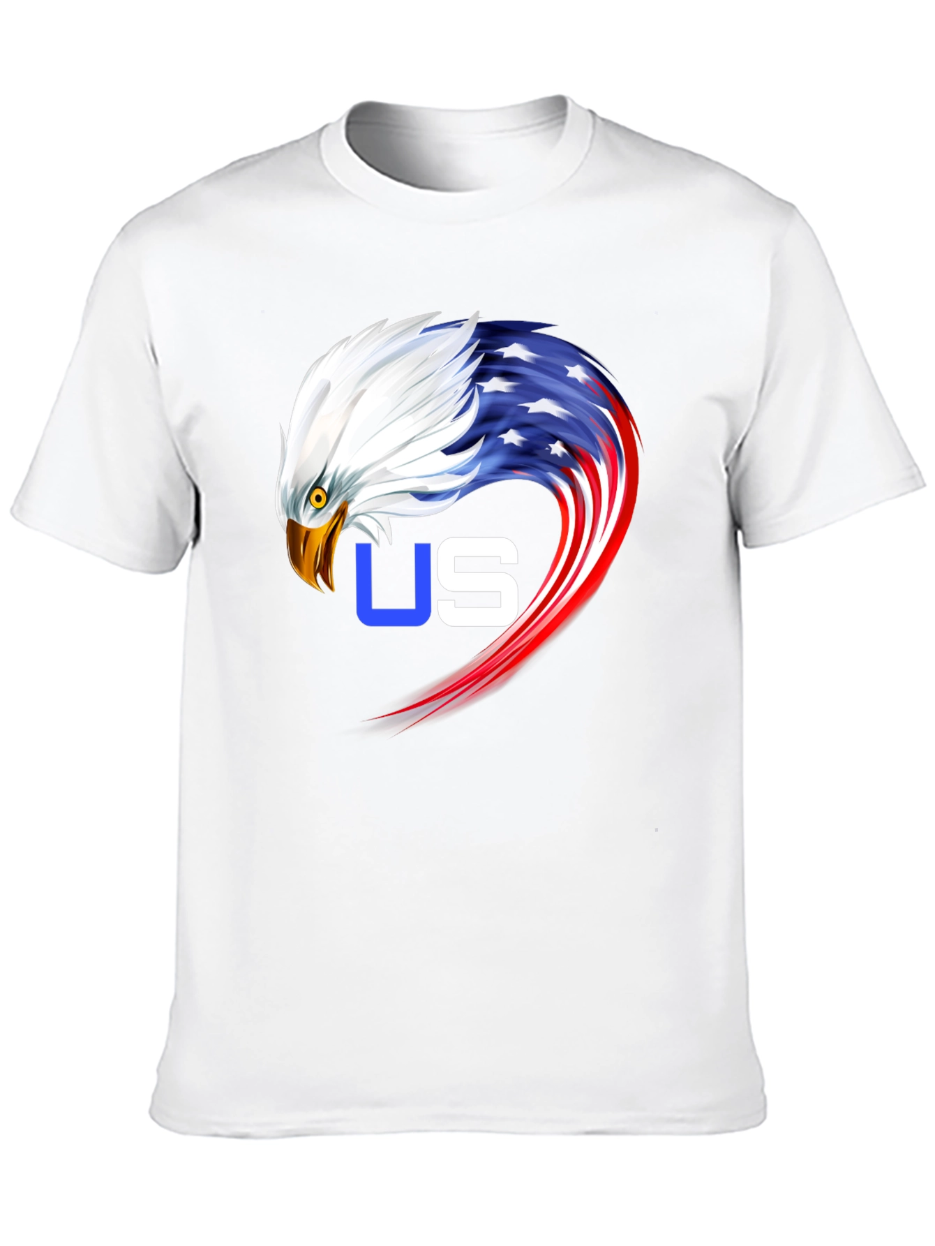 Black Patriotic Eagle Graphic Tee - USA Pride view 10