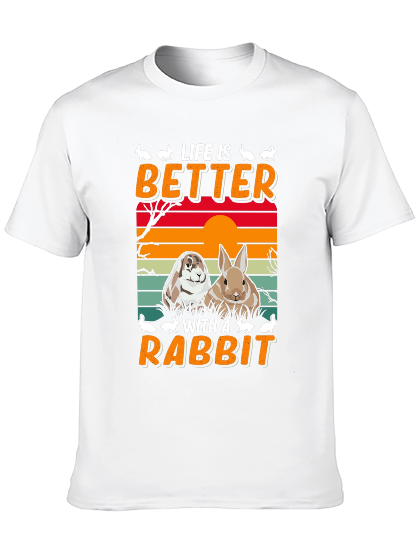 Black Life is Better With A Rabbit T-Shirt view 10