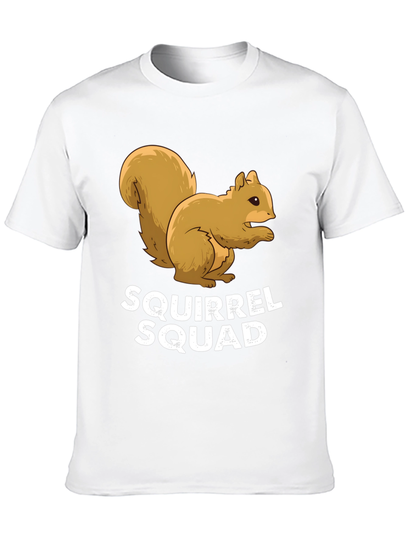 Black Squirrel Squad Graphic Tee - Black Crew Neck Shirt view 10