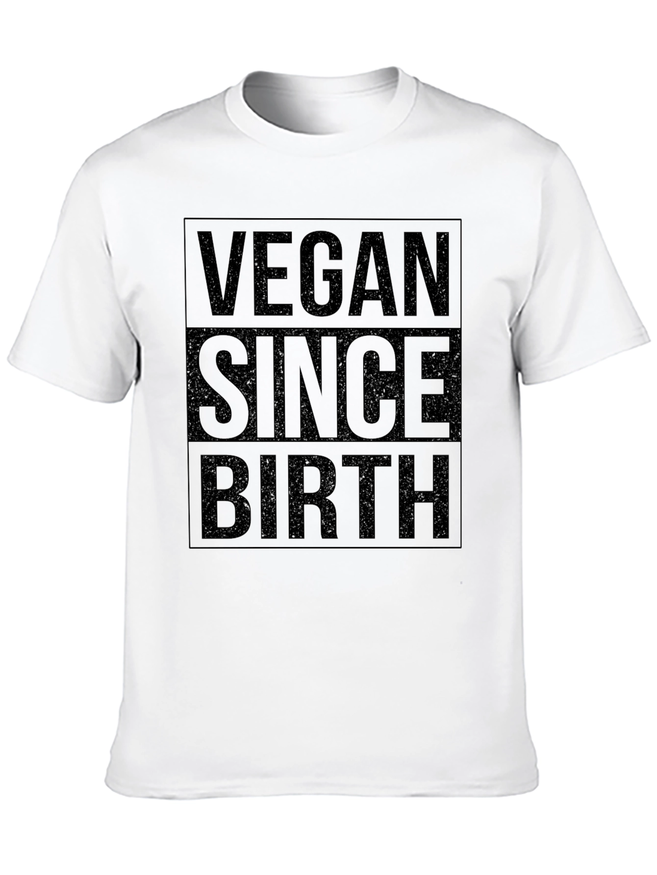 Black Vegan Since Birth T-Shirt - Black view 10