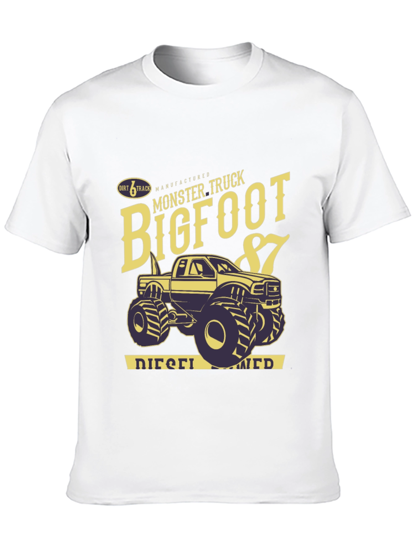 Black Bigfoot Monster Truck '87 Graphic Tee view 10