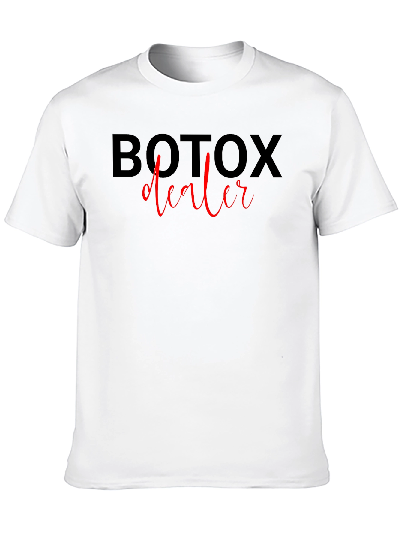 Black Botox Dealer Graphic T-Shirt -  Funny Medical Aesthetician Tee view 10
