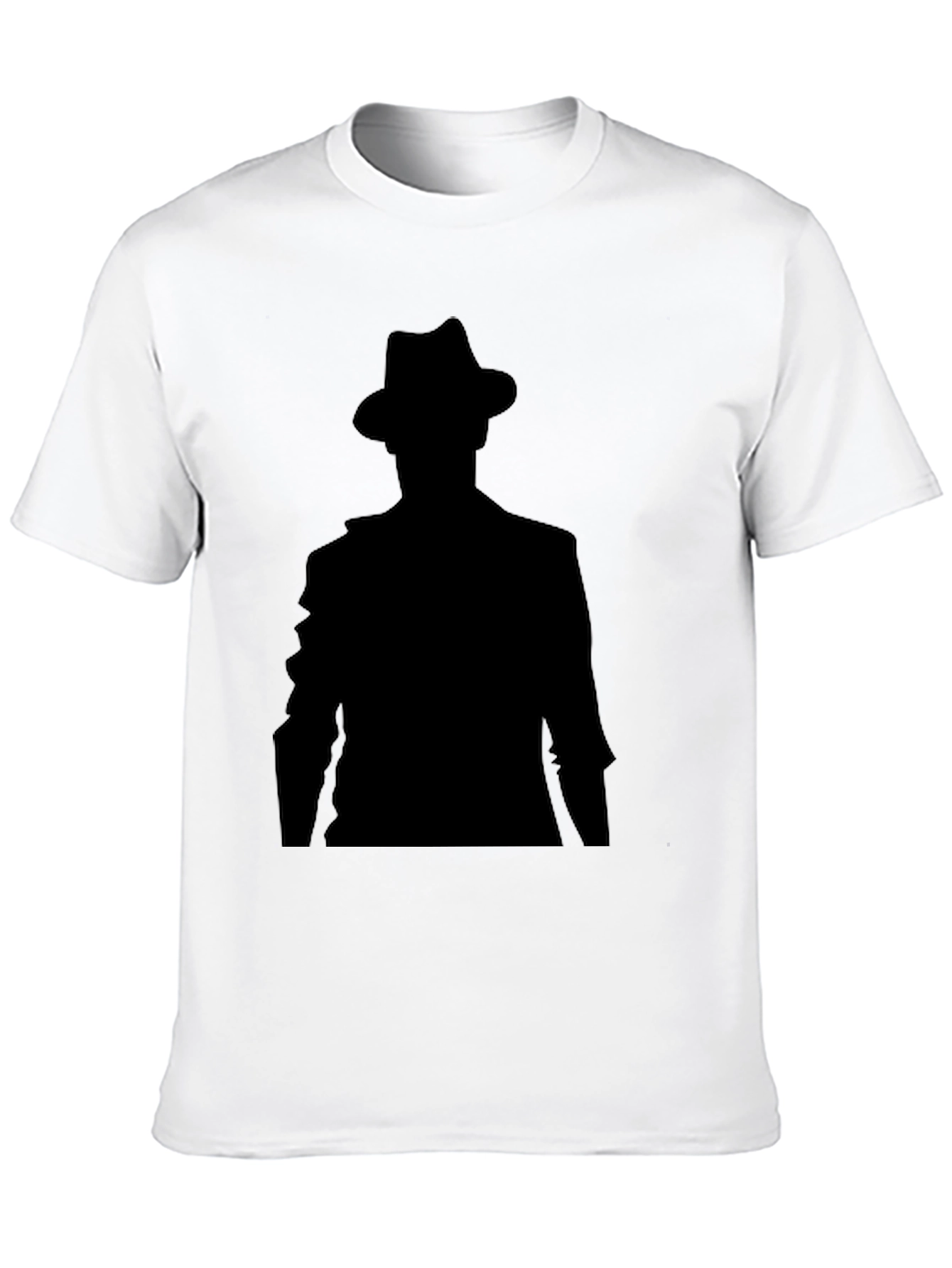 Black Mystery Man Black T-Shirt view 10