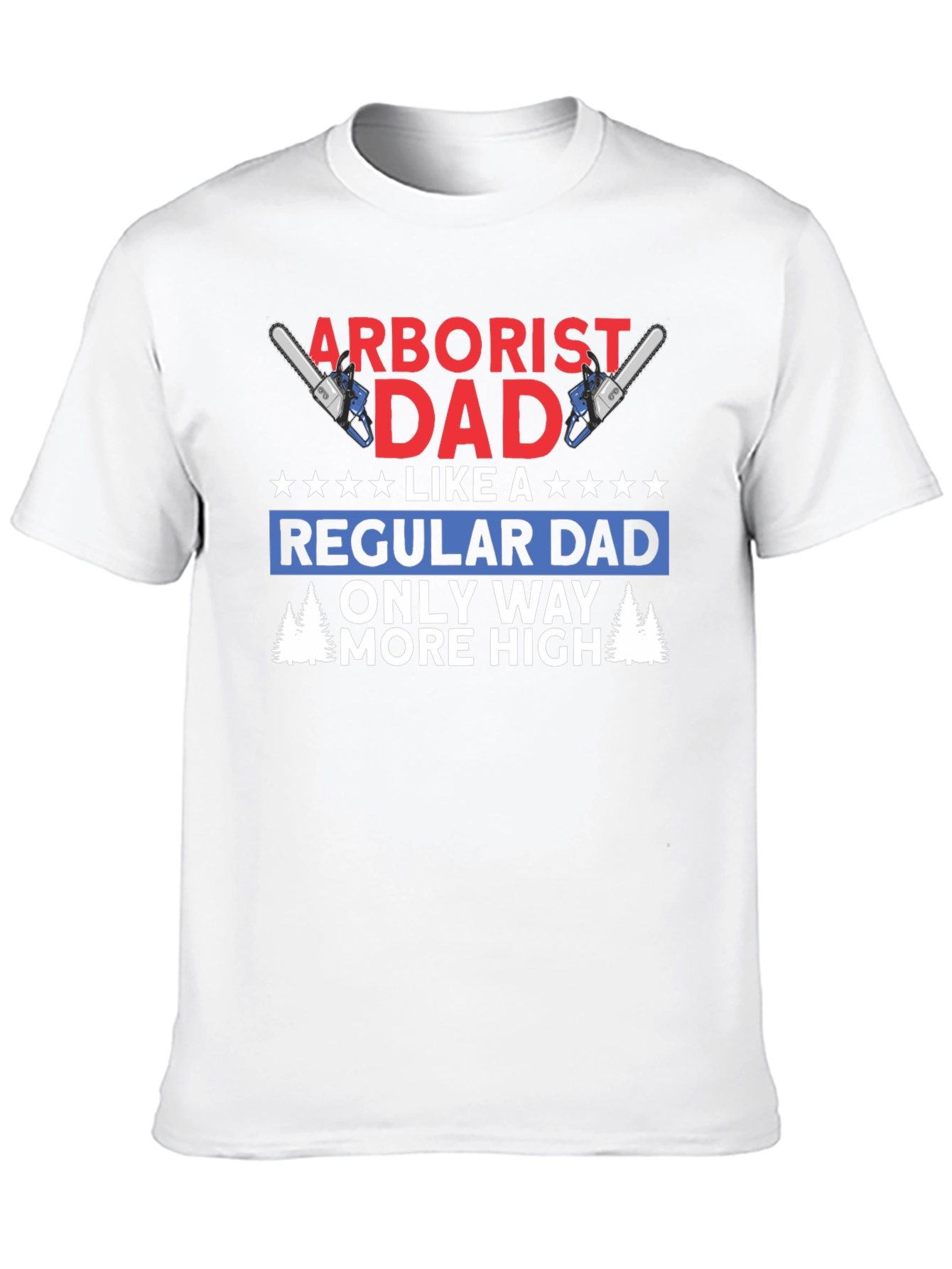 Black Arborist Dad T-Shirt - Funny Tree Worker Gift view 10