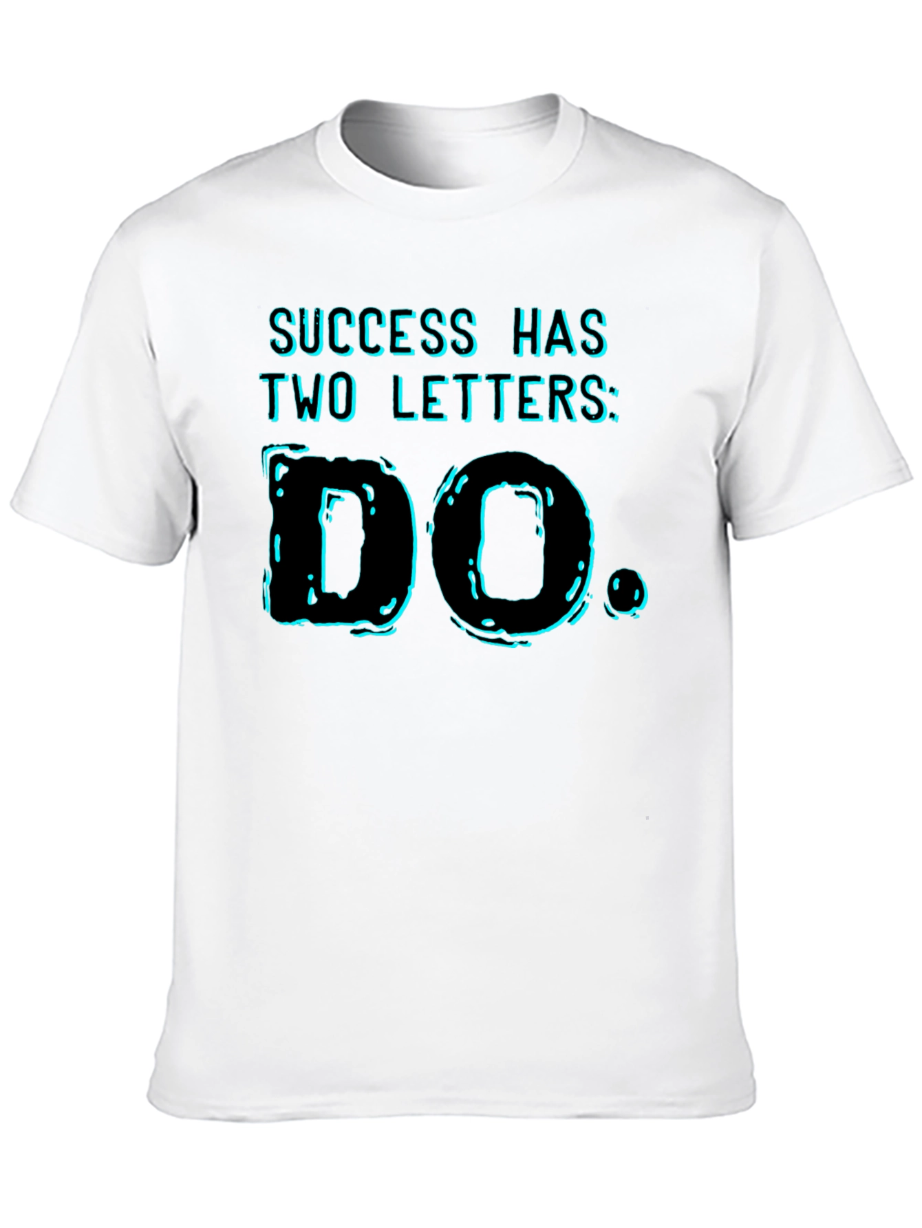 Black Success Has Two Letters T-Shirt - "DO" view 10