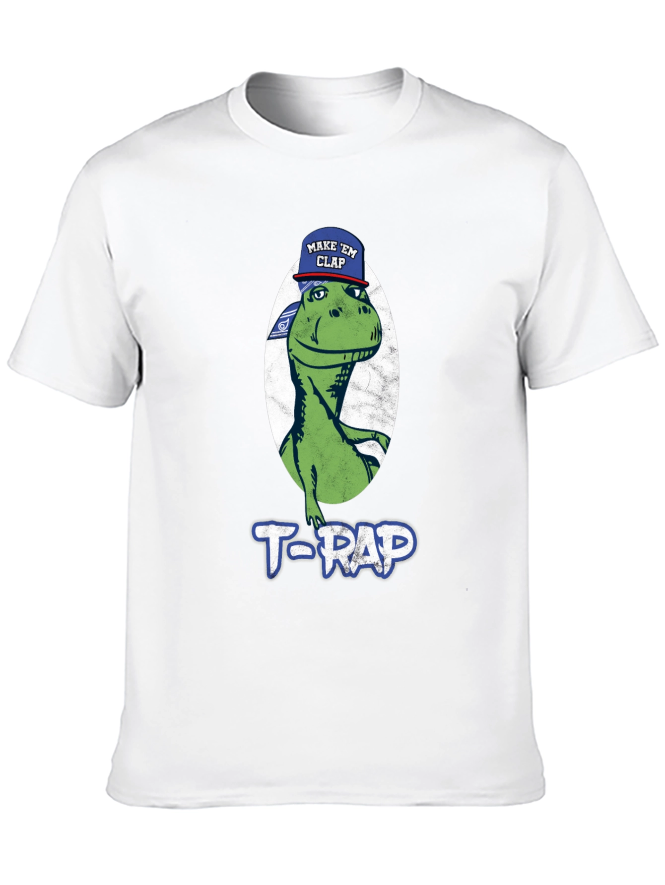 Black T-RAP Dinosaur Graphic Tee - Make 'em Clap view 10