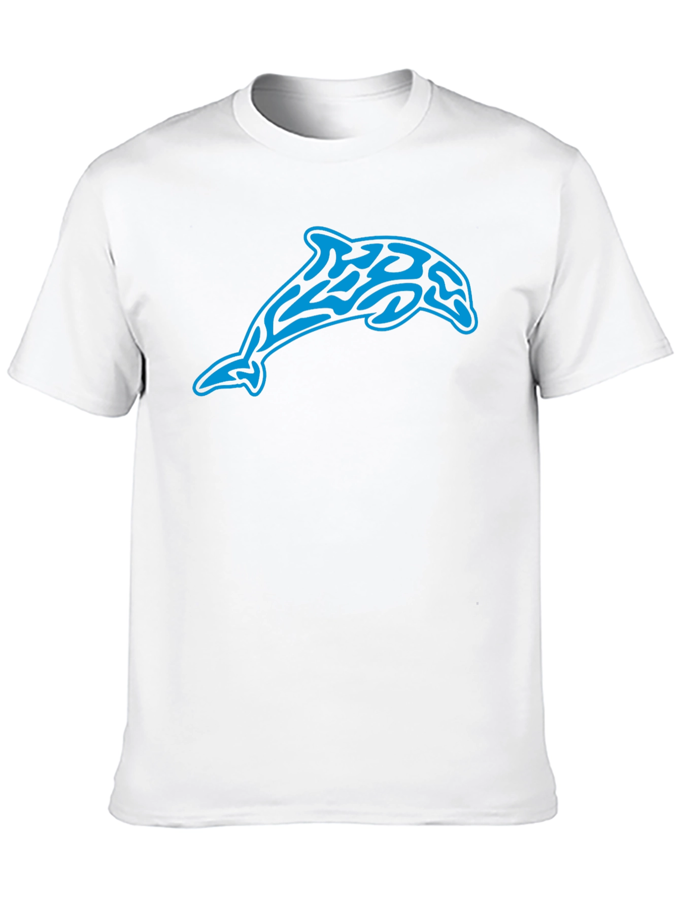 Black Tribal Dolphin Graphic Black T-Shirt view 10