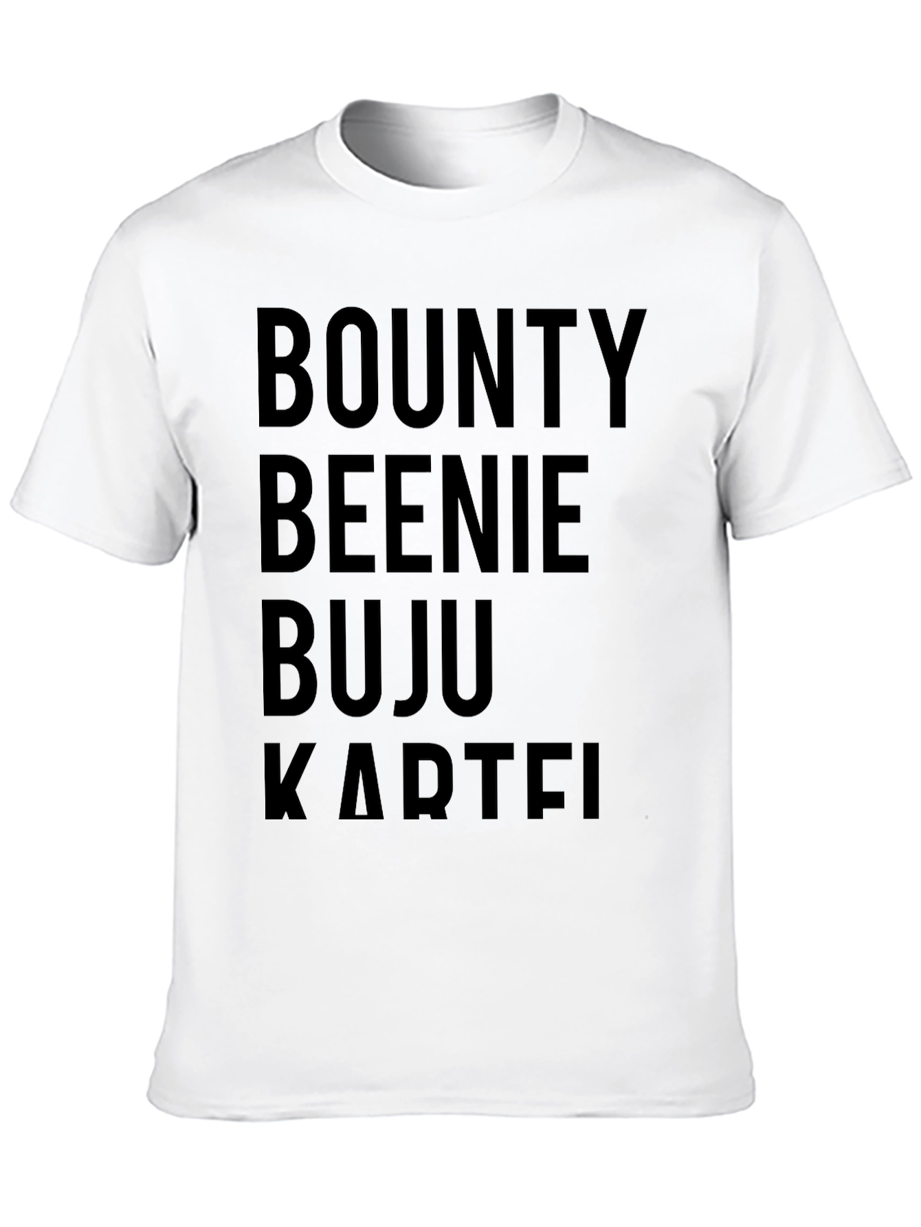 Black Bounty Beenie Buju Kartel Black T-Shirt view 10