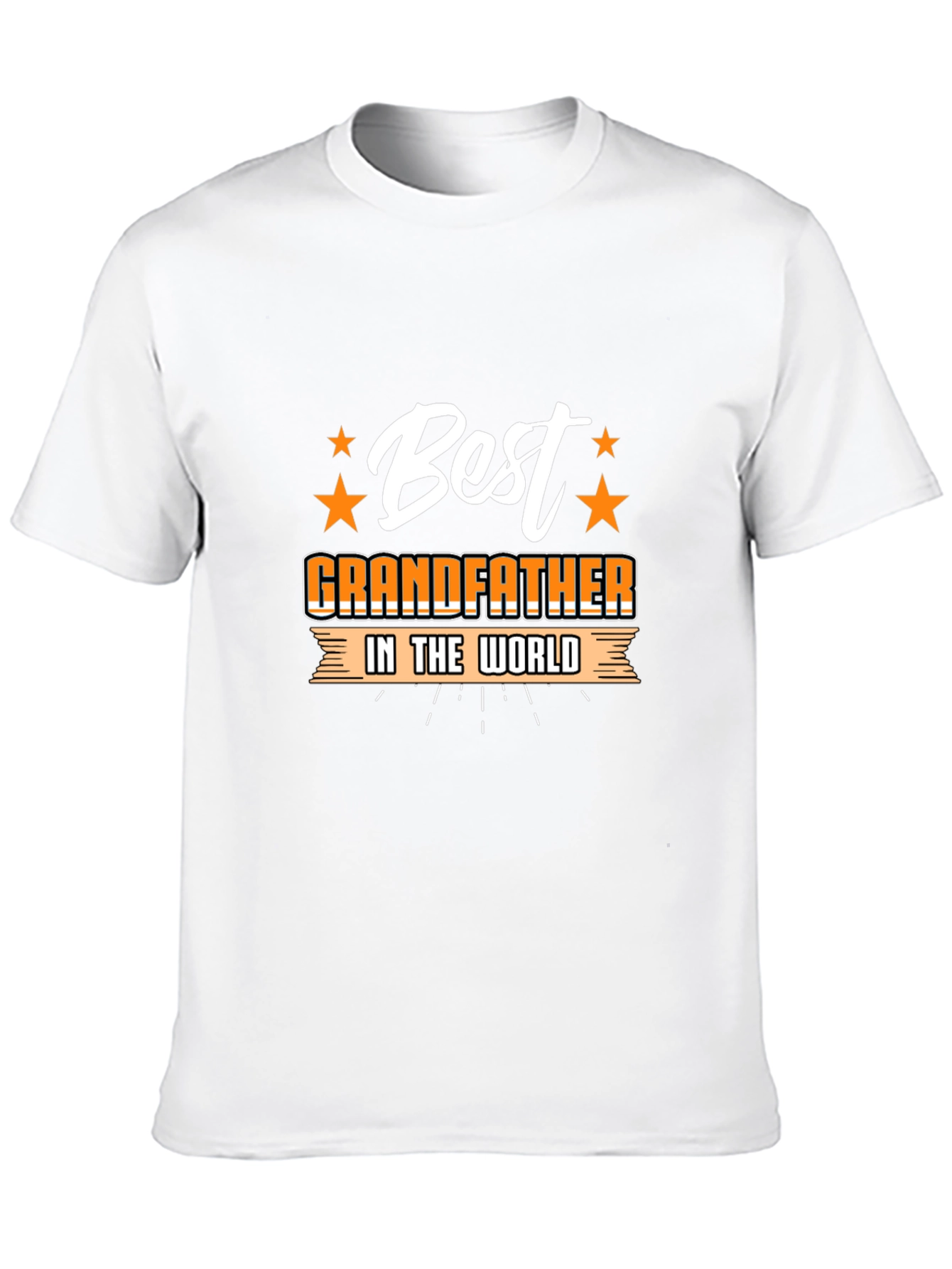 Black Best Grandfather T-Shirt - Black, Graphic Tee view 10