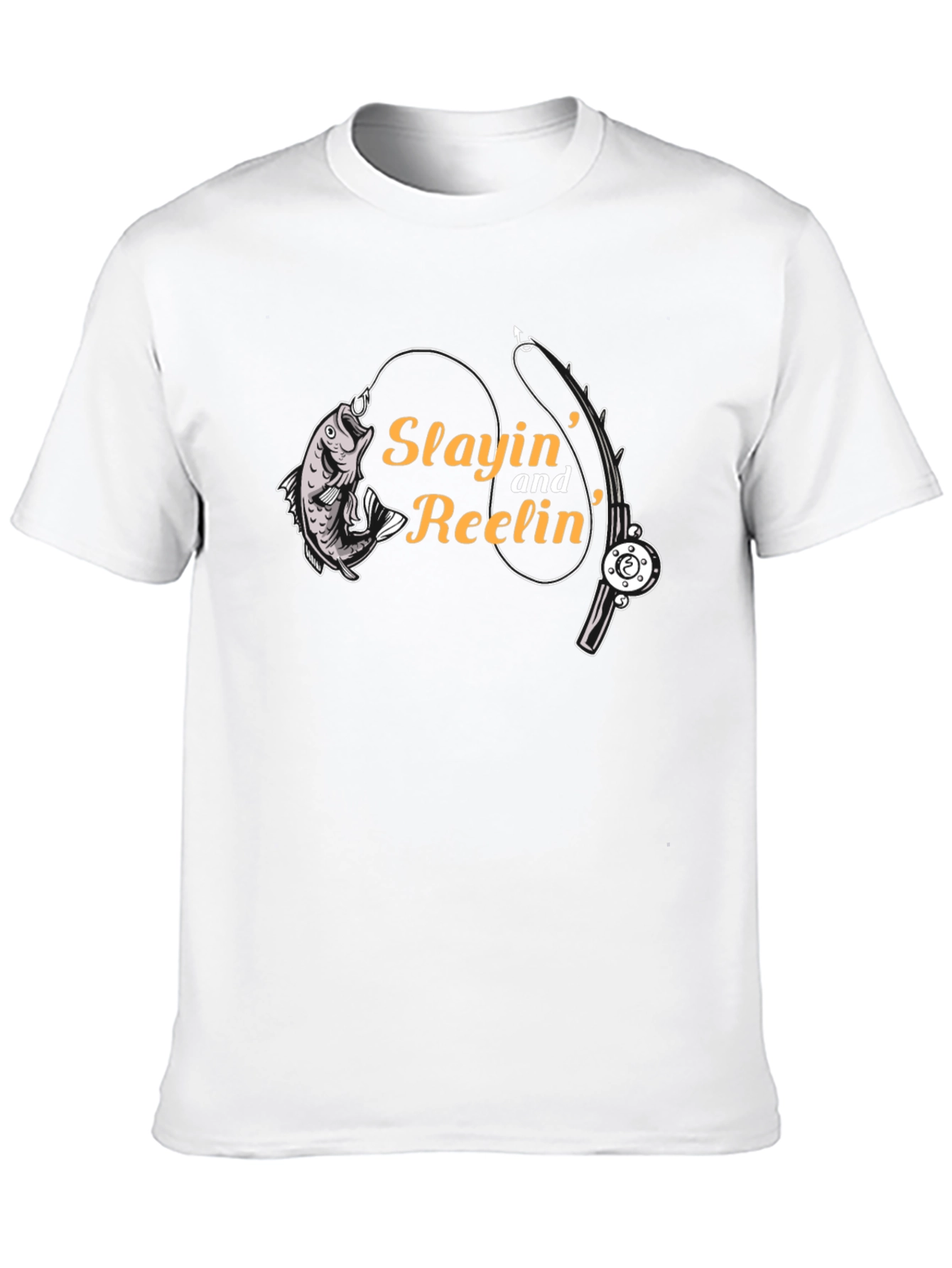 Slayin' and Reelin' Fishing T-Shirt - 10