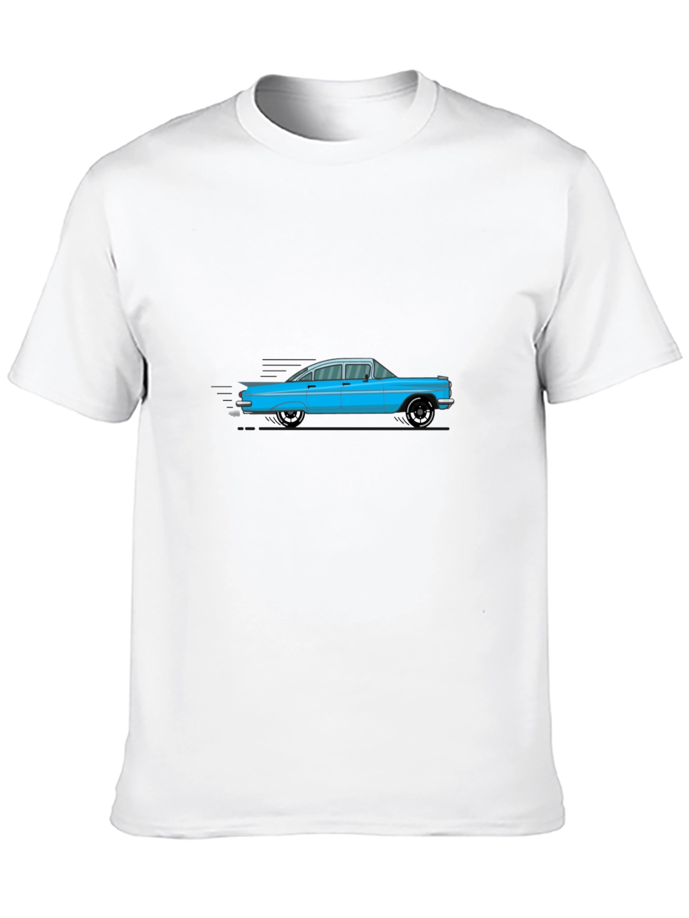 Black Classic Car Graphic Tee - Black T-Shirt view 10