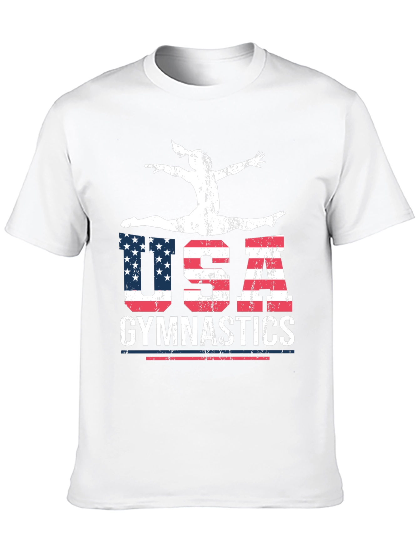 Black USA Gymnastics Graphic T-Shirt - Black view 10