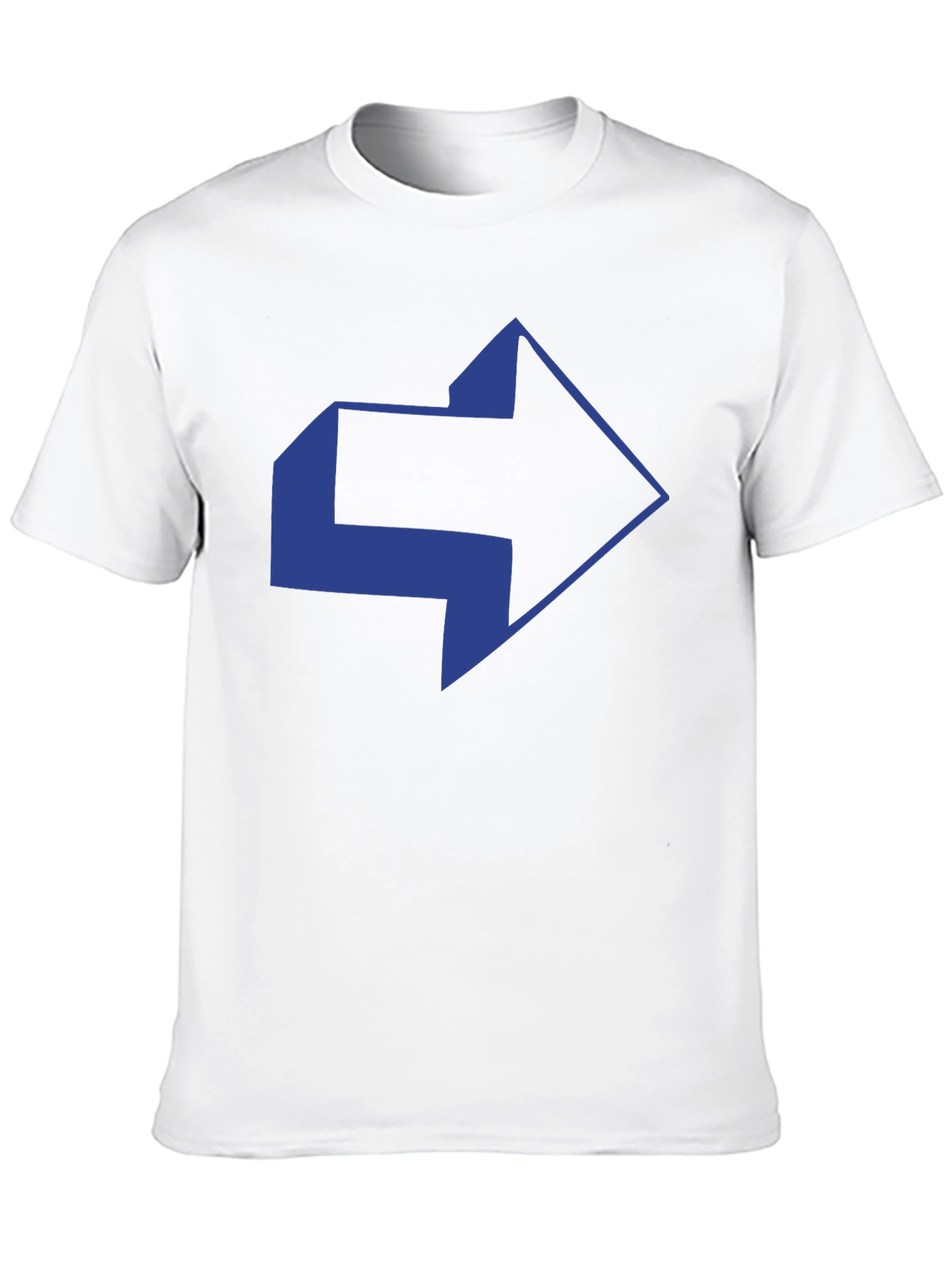 Black Modern Arrow Graphic Black T-Shirt view 10