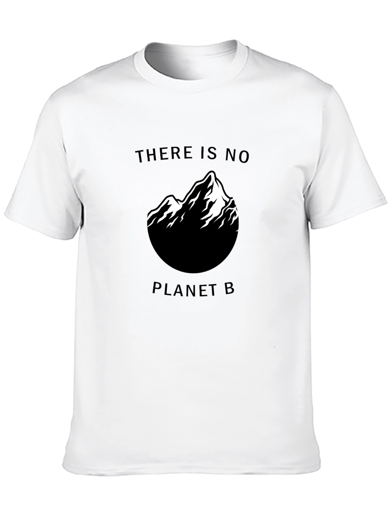 Black Eco-Friendly "There Is No Planet B" Graphic Tee view 10