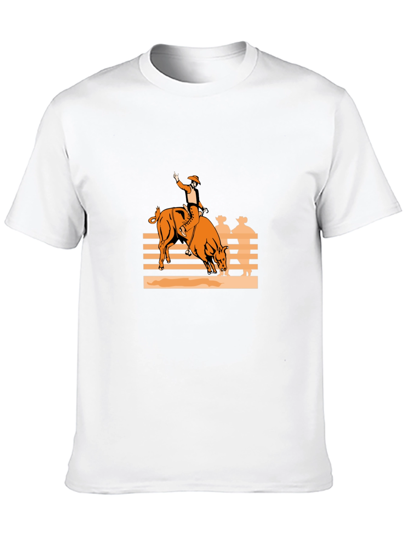 Black Bull Rider Graphic Tee - Black Cotton Comfort view 10