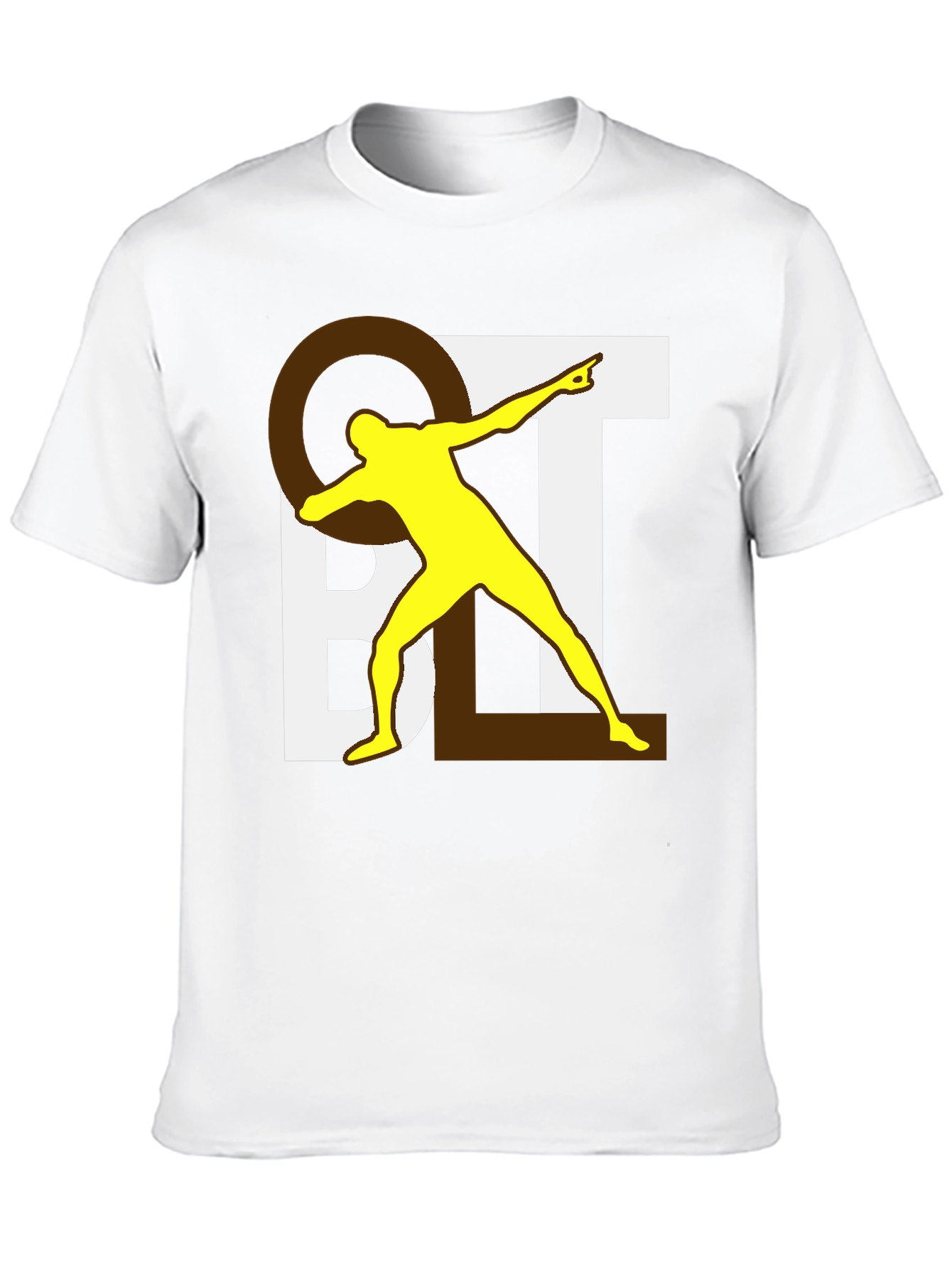 Black Novelty Graphic Tee - QBL Dabbing Player Black T-Shirt view 10
