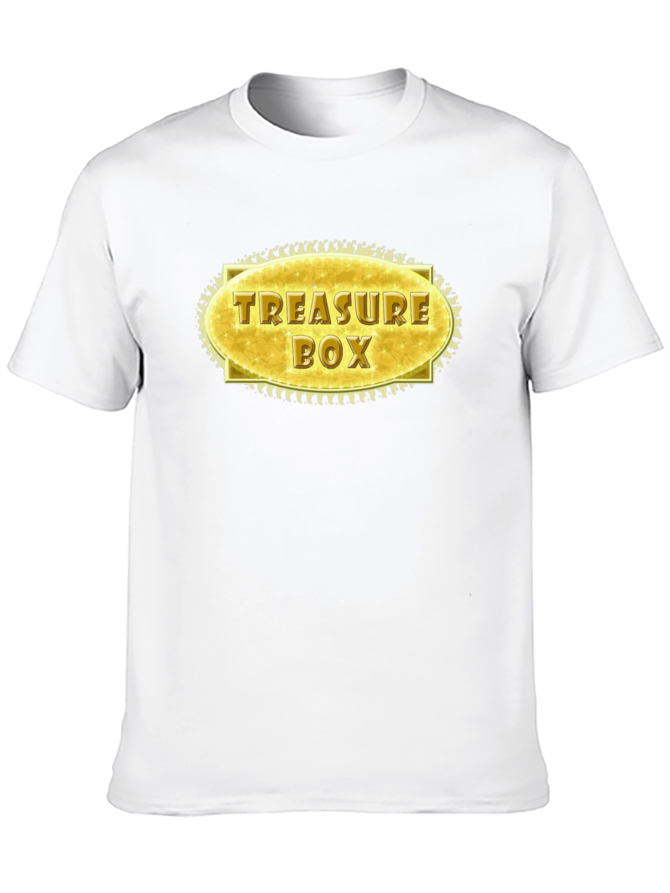 Black Treasure Box Graphic T-Shirt - Stylish Novelty Tee view 10