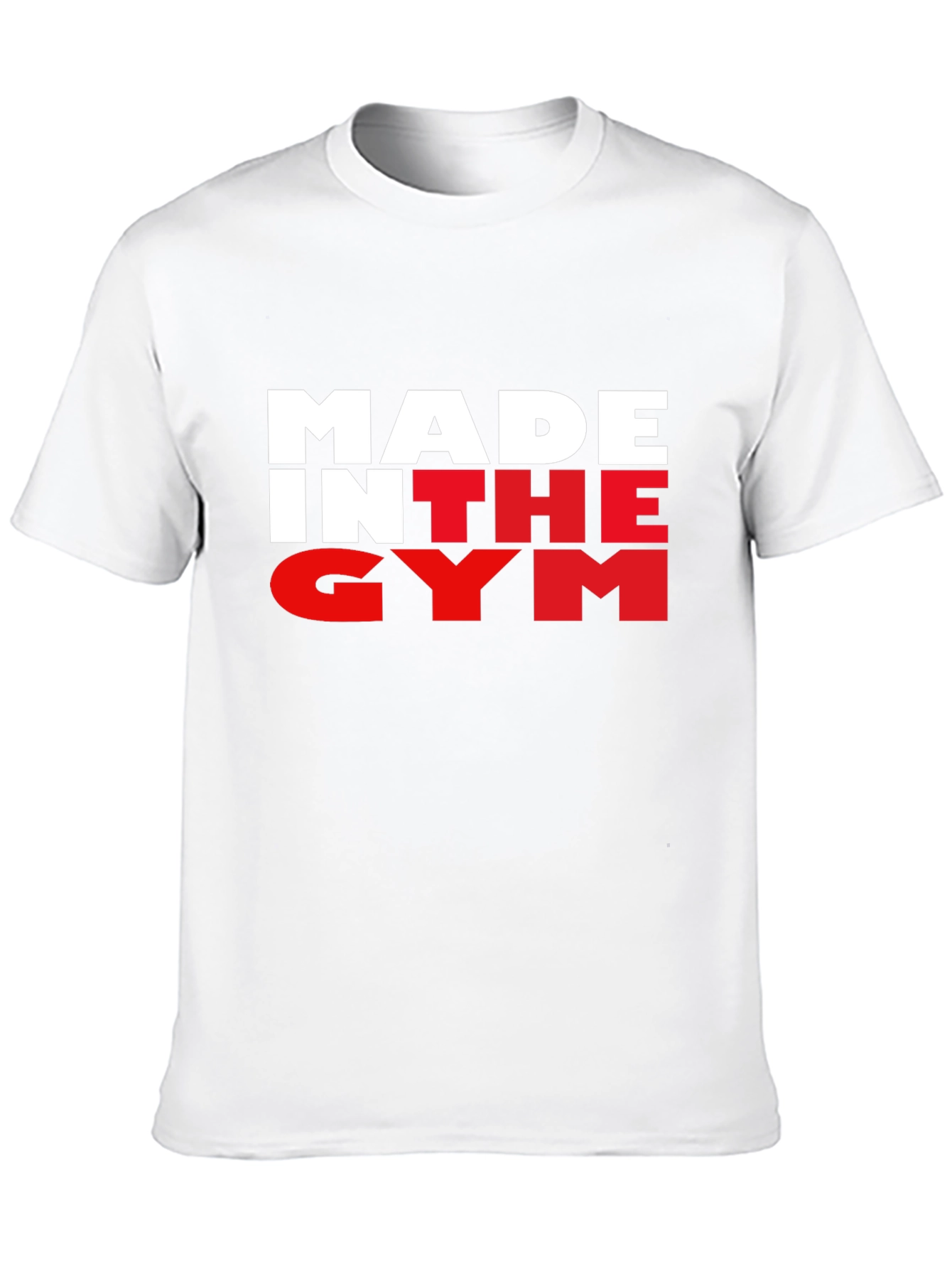 Black Made In The Gym Black T-Shirt Fitness Apparel view 10