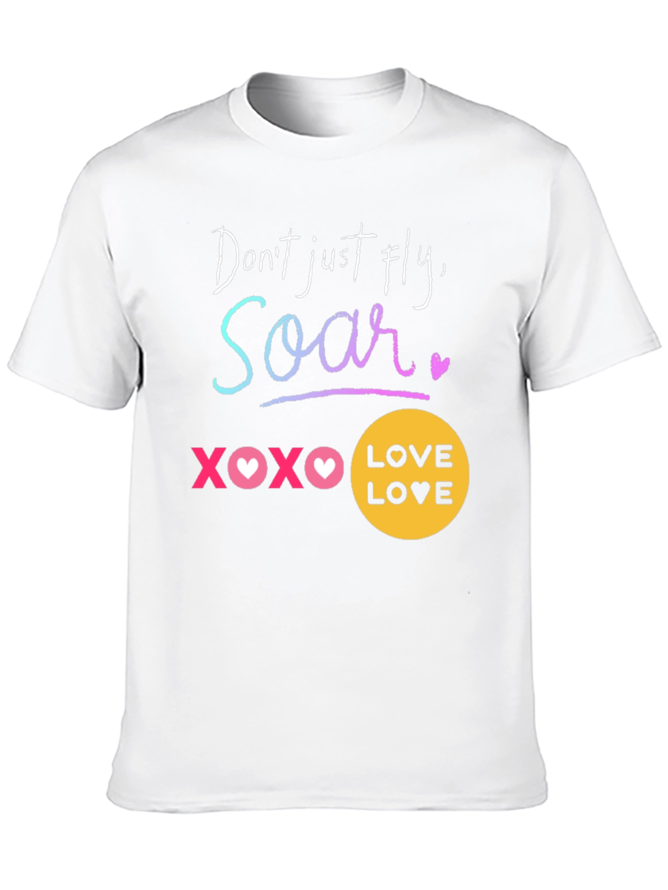 Black Inspirational Soar Graphic Tee -  Black view 10
