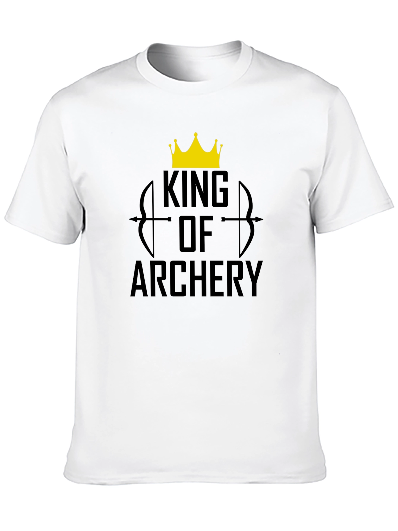 Black King of Archery Black T-Shirt view 10