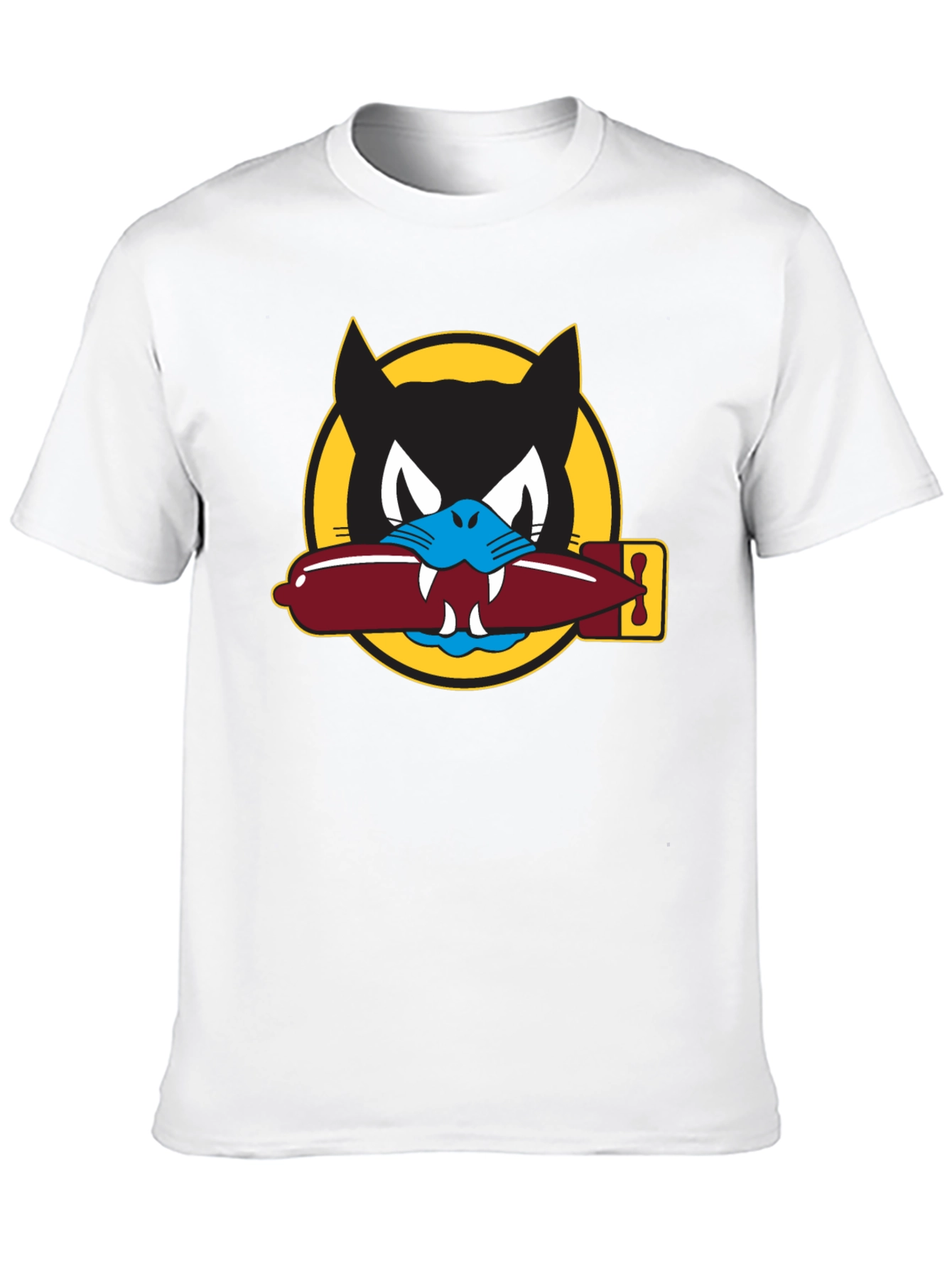 Black Black Cats Squadron Graphic Tee view 10