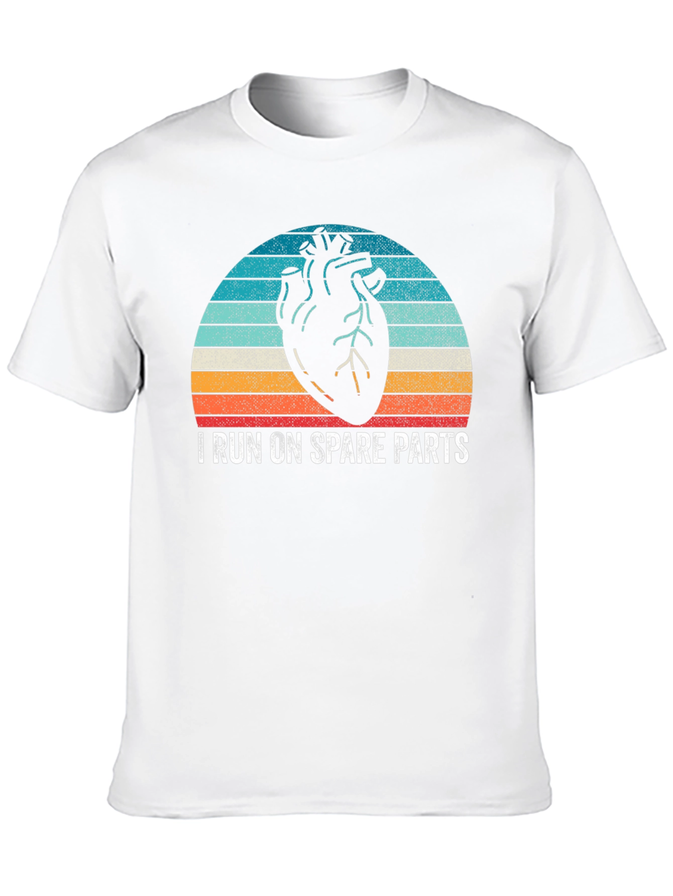 Black I Run On Spare Parts Graphic T-Shirt view 10