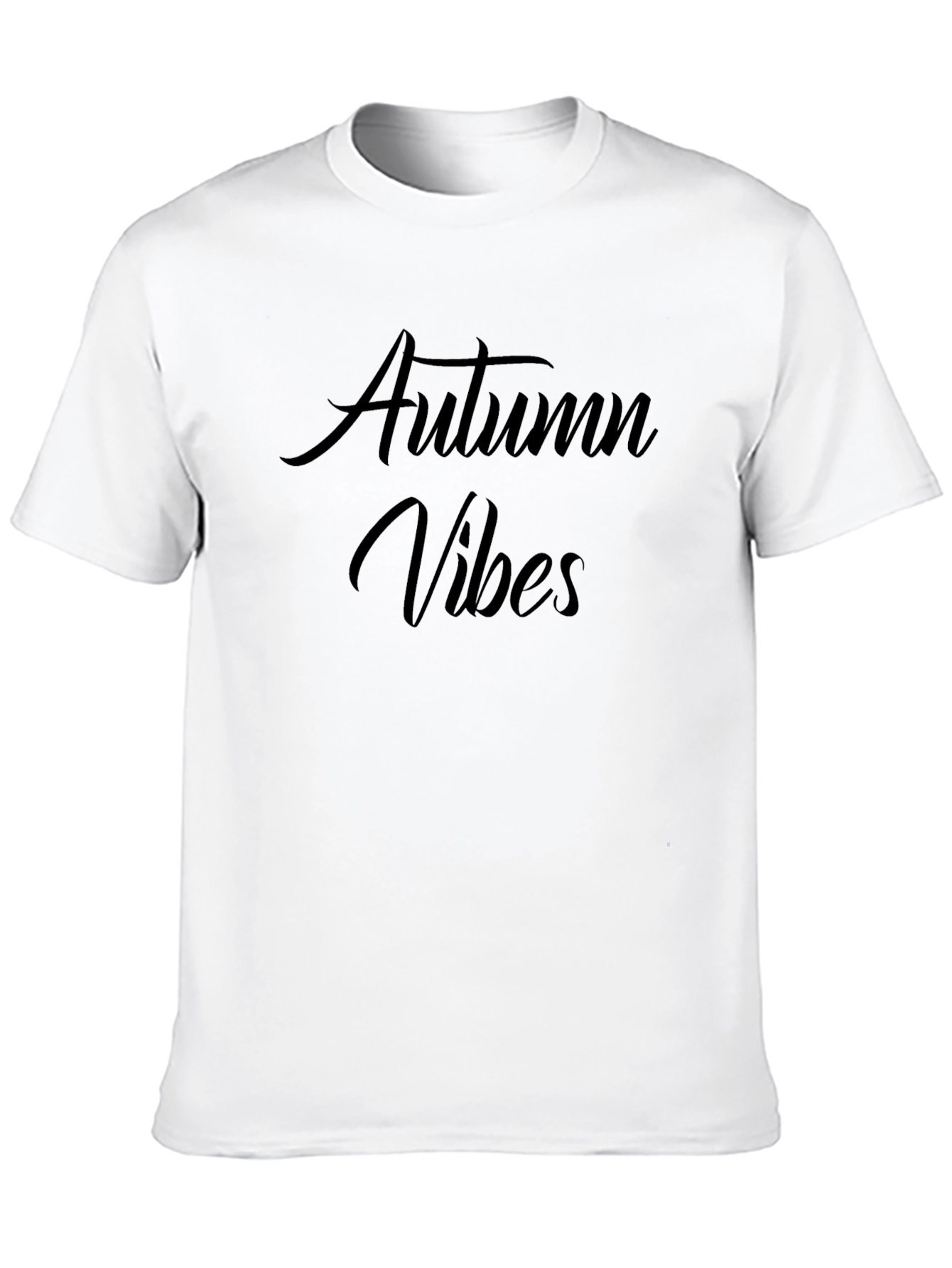 Black Autumn Vibes Graphic T-Shirt - Soft Cotton Blend view 10