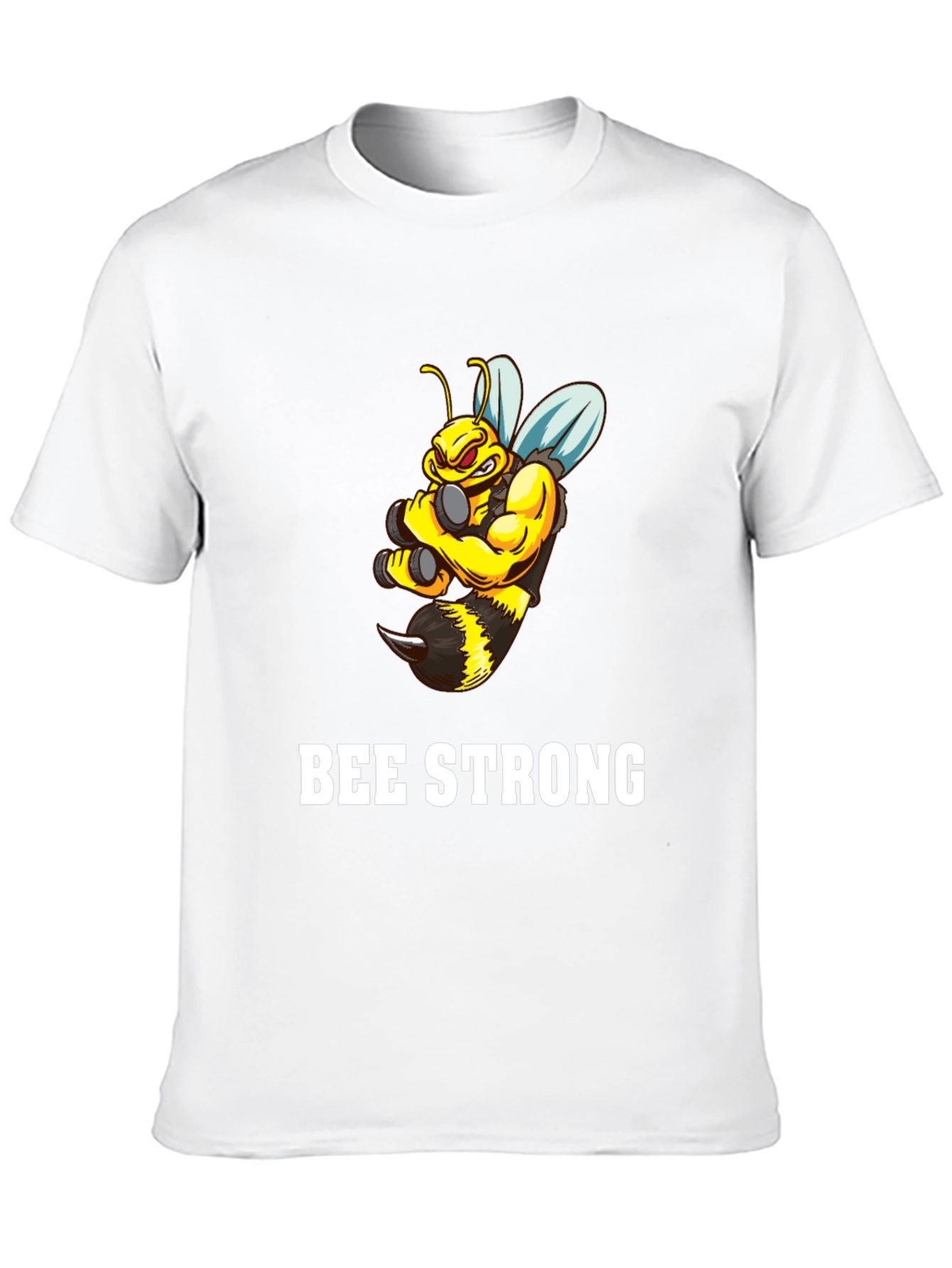 Black Bee Strong Graphic T-Shirt - Black view 10