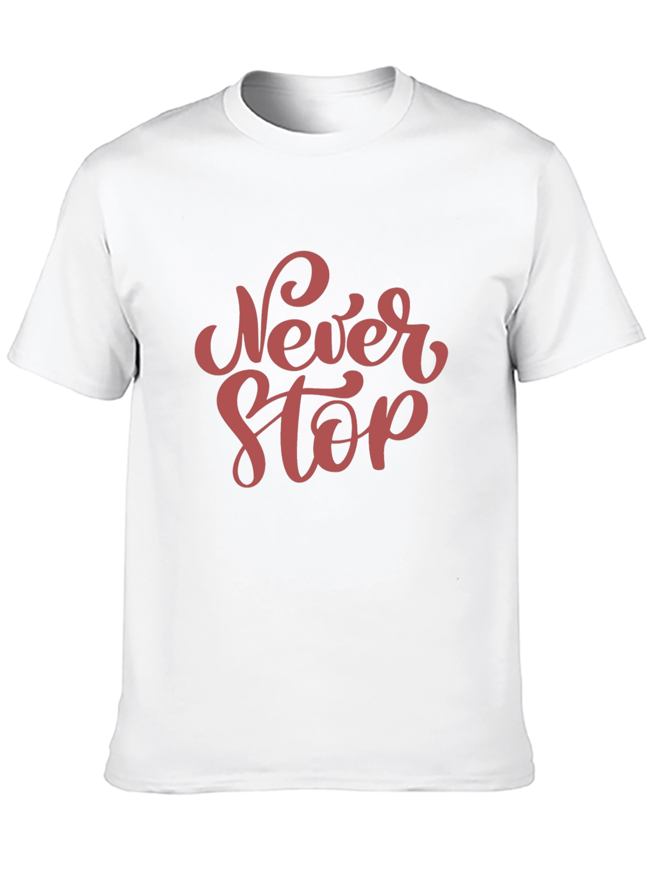 Black Never Stop Graphic Tee - Black Cotton Blend Shirt view 10