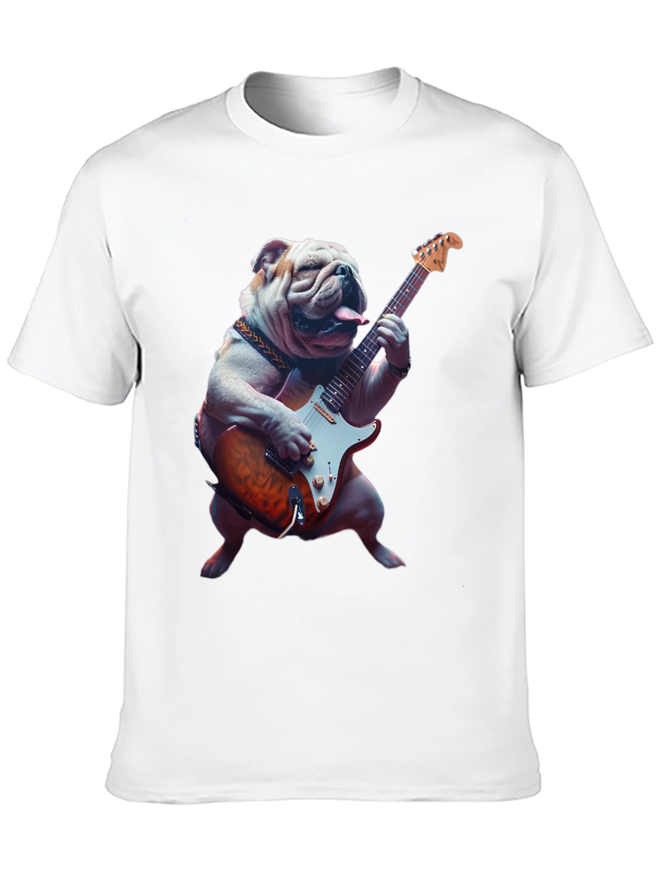 Black Bulldog Guitarist T-Shirt view 10